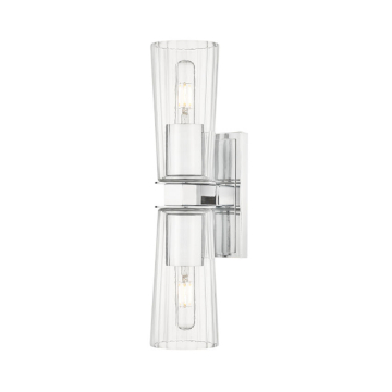 Z-Lite Titus 2-Light Wall Sconce - 120V - Chrome