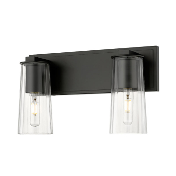 Z-Lite Titus 2-Light Vanity - 120V - Matte Black