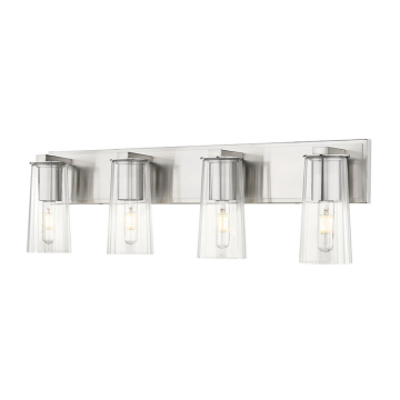 Z-Lite Titus 4-Light Vanity - 120V - Brushed Nickel