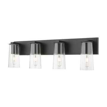 Z-Lite Titus 4-Light Vanity - 120V - Matte Black
