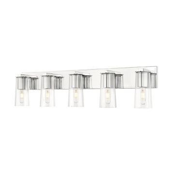Z-Lite Titus 5-Light Vanity - 120V - Chrome