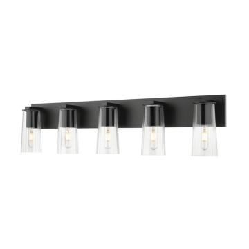 Z-Lite Titus 5-Light Vanity - 120V - Matte Black
