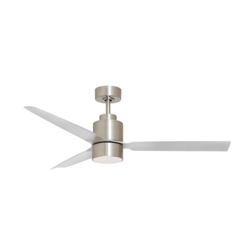 Maxim Lighting Falcon AC Damp 52" In/Out Fan w/ LED Light Kit - 800 Lumens - 3000K - 120V - Satin Nickel