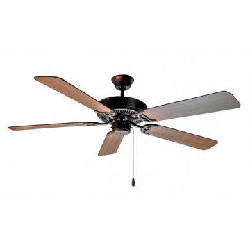 Maxim Lighting Basic-Max 52" Ceiling Fan - Walnut / Pecan Blades - 120V - Oil Rubbed Bronze