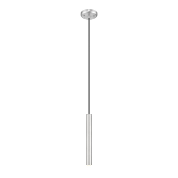 Z-Lite Forest 12" LED 1-Light Pendant - 5W - 3000K - 306 Lumens - 120V - Brushed Nickel