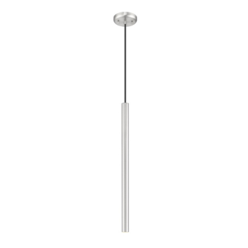 Z-Lite Forest 12" LED 1-Light Pendant - 5W - 3000K - 306 Lumens - 120V - Brushed Nickel