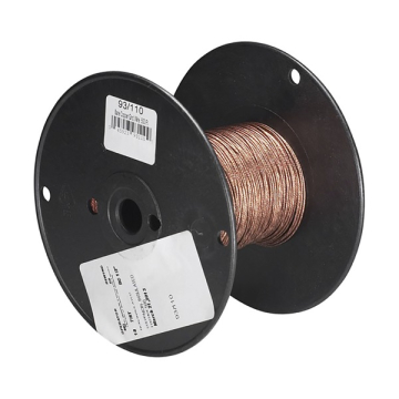 SATCO|NUVO Lamp And Lighting Bulk Wire - 18/1 Grounding Wire - 500FT Reel - Bare Copper