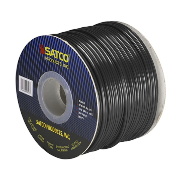 SATCO|NUVO Lamp And Lighting Bulk Wire - 18/2 SPT-2 105C - 250FT Reel - Black