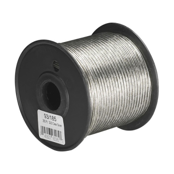 SATCO|NUVO Lamp And Lighting Bulk Wire - 22/2 SPT-1 105C - 250FT Reel - Clear Silver