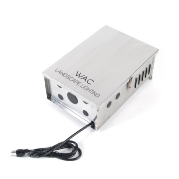 WAC Lighting 600W Stainless Steel Outdoor Landscape Lighting Magnetic Power Supply - 600W - 12V - Stainless Steel