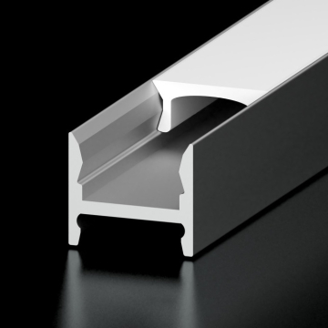 DiodeLED A2 48" Mounting Channel Bundle - Architectural Clear Lens - Aluminum
