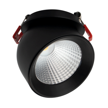 Lotus 3" Bullet Floating Gimbal LED Downlight - 1,347 Lumens - 15W - CCT Selectable - 120V - Black - 38° Beam Angle