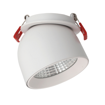 Lotus 3" Bullet Floating Gimbal LED Downlight - 1,365 Lumens - 15W - CCT Selectable - 120V - White - 24° Beam Angle