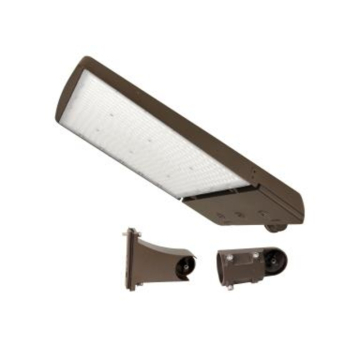 MaxLite AE Switch LED Area Light - 28,856 Max Lumens - 150 | 175 | 200W - Flexible Arm / Slipfitter Mount - Controls Ready - 120-277V - Bronze