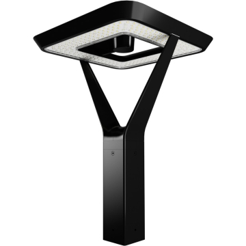 RAB AL5 Square LED Area Light - 15,831 Max Lumens - 30 | 60 | 120W - 3000K - Type V Concentrated - Black - 120-277V - 7-Pin Receptacle 