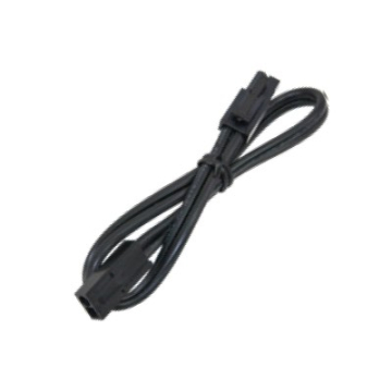American Lighting 12" Linking Cable - 18 AWG Wire w/ Male/Female Connectors - Black