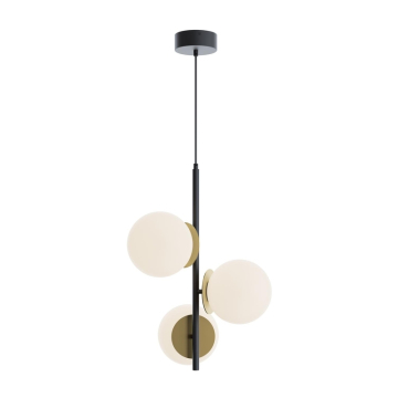 AFX Arren 17" LED Pendant - 2,900 Lumens - 27W - CCT Selectable - 120-277V - Black / Light Antique Brass