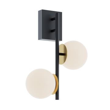 AFX Arren 18" LED Wall Sconce - 2,100 Lumens - 27W - CCT Selectable - 120-277V - Black / Light Antique Brass