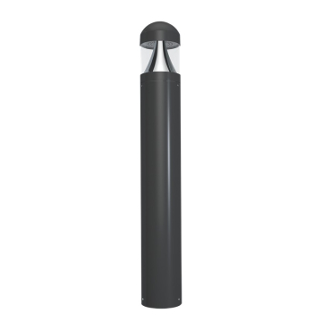 RAB B17 LED Bollard - 3,409 Max Lumens - 14 | 19 | 24W - CCT Selectable - Dome Top Round - 120-277V - Bronze - Battery Backup