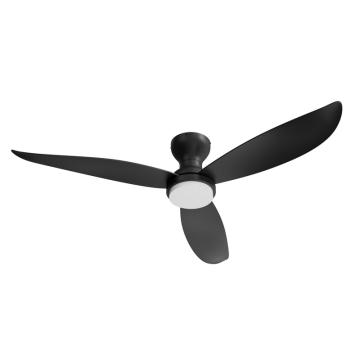AFX Banks 52" 3-Blade Fan with Remote - 1,400 Lumens - 20W - CCT Selectable - 120V - Black