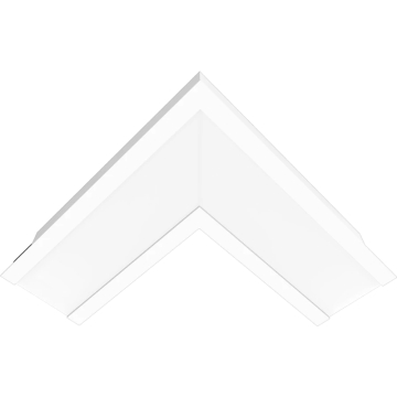 RAB BOA L Connector for Recessed Down Light - White