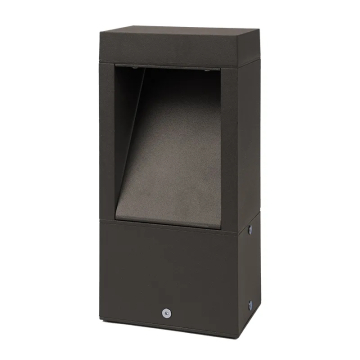 Westgate 9" LED Rectangular Path Bollard - 1,000 Lumens - 10W - CCT Selectable - 120-277V - Bronze
