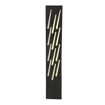 Westgate BOL 605 33" LED Decorative Rain Pattern Bollard - 2,500 Lumens - 25W - CCT Selectable - 120-277V - Bronze