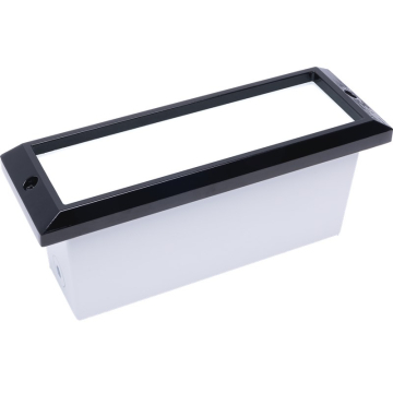 NSL 5W LED Brick Star Step Light - Prism Cover - 3000K - 468 Lumens - 120V - Black