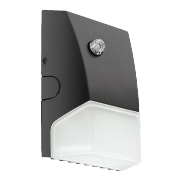 RAB 9W BRISK LED Wall Pack - Photocell - 1,108 Lumens - 4000K - 120-277V - Bronze