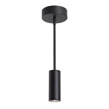 AFX Beverly 6" LED Outdoor Cylinder Pendant - CCT Selectable - 120-277V - Black