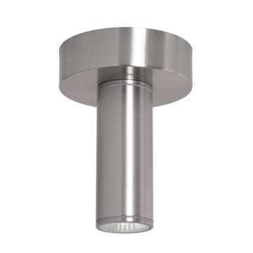 AFX Beverly 6" LED Outdoor Flush Mount - CCT Selectable - 120-277V - Satin Nickel
