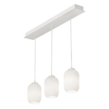 AFX Callie 3-Light Linear Pendant - 120V - White