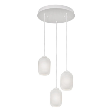 AFX Callie 3-Light Round Pendant - 120V - White