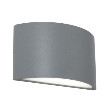 AFX Celia 7" Outdoor LED Wall Sconce - 30W - CCT Selectable - 120-277V - Textured Grey