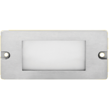 Corona Lighting LED Step Light - 2.5W - 3000K - 250 Lumens - 12V - Silver Plated