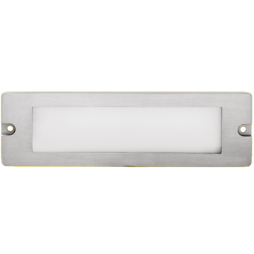 Corona Lighting LED Step Light - 5W - 3000K - 450 Lumens - 12V - Silver Plated