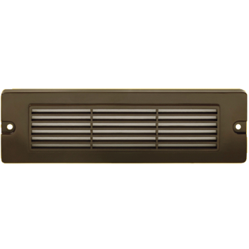 Corona Lighting LED Step Light - 5W - 3000K - 450 Lumens - 12V - Louvered - Bronze