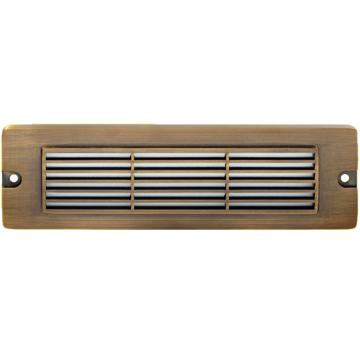 Corona Lighting LED Step Light - 5W - 3000K - 450 Lumens - 12V - Louvered - Antique Bronze