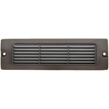 Corona Lighting LED Step Light - 5W - 3000K - 450 Lumens - 12V - Louvered - Gun Metal