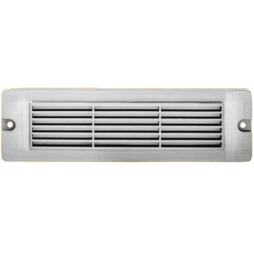Corona Lighting LED Step Light - 5W - 3000K - 450 Lumens - 12V - Louvered - Silver Plated