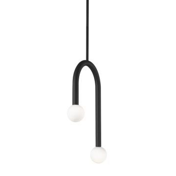 AFX Colette 12" LED Pendant - 640 Lumens - 11W - CCT Selectable - 120-277V - Black