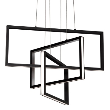 AFX Cole 24" LED Pendant - 3000K - 120V - Black