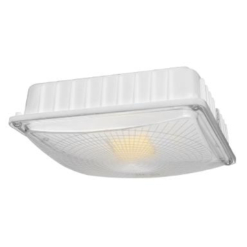 MaxLite Value Canopy/Parking Light - 6,776 Lumens - 5000K - Parking Distribution - 120-277V - White