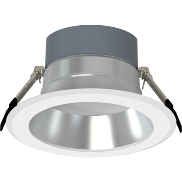 RAB CR 6" LED Commercial Downlight - 2,755 Max Lumens - 10 | 17 | 21W - CCT Selectable - Haze Reflector/White Trim - 120-277V
