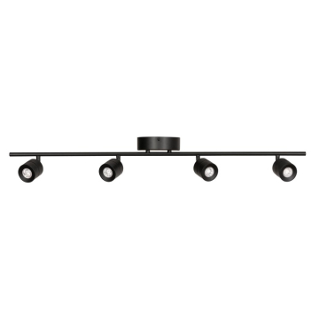 AFX Core 4-Light LED Fixed Rail Track Light - 3000K - 120V - Black