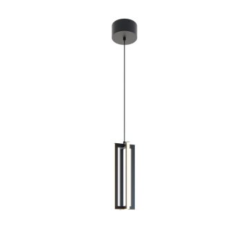 AFX Cass 12" LED Pendant - 3000K - 120V - Black