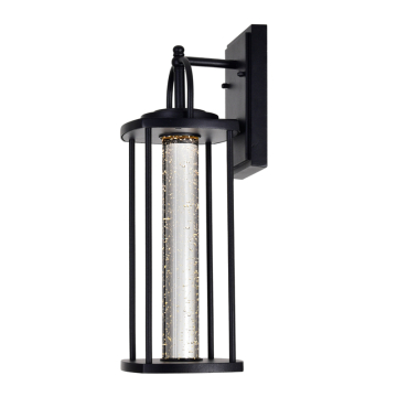 CWI Lighting Greenwood LED Outdoor Wall Lantern - 11W - 3000K - 120V - Black