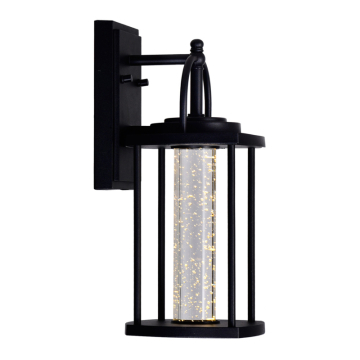 CWI Lighting Greenwood LED Outdoor Wall Lantern - 11W - 3000K - 120V - Black