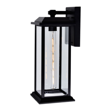 CWI Lighting Blackbridge 1-Light Outdoor Wall Lantern - 120V - Black