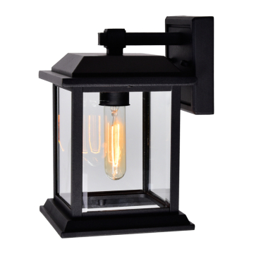 CWI Lighting Blackbridge 1-Light Outdoor Wall Lantern - 120V - Black